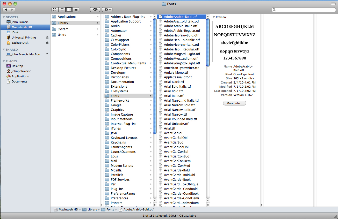 How to Copy Fonts Mac Universal Printing Raleigh